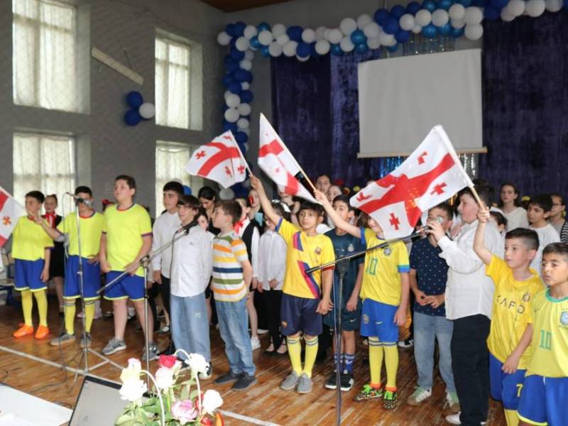 ცაგერის საჯარო სკოლაში საბავშვო ღონისძიება გაიმართა